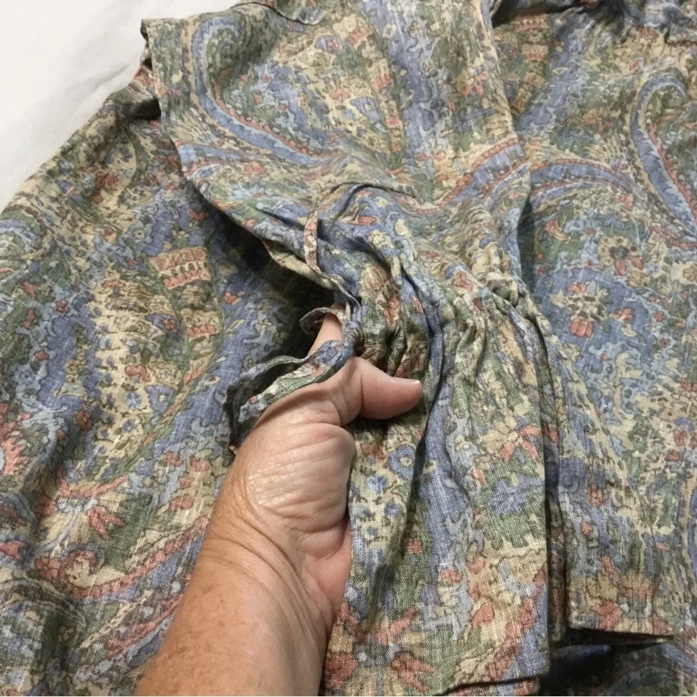 Ichi One of a Kind Linen Dress NWOT - Picture 7 of 8